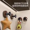 Gancho de Ventosa sin Taladro, Adhesivo sin Rastro, Gancho Colgador de Puerta, Tirador de Puerta de Cajón de Gabinete, Gancho Individual para Pared de Baño
