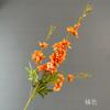 Flor artificial 3 garfo delphinium Finch flor de casamento fileira de flores Violeta flor falsa casamento teto flor decorativa
