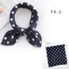 Bufanda de Seda Simulada Facetada para Primavera y Verano Bufanda Cuadrada Pequeña Bufanda Profesional de Azafata para Mujer Estilo Coreano Bufanda Decorativa Versátil para la Cabeza