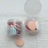 Atacado mini esponja de ar para polegar uso úmido e seco dupla face sem pó corretivo facial mini gota d'água esponja para ponta do dedo