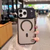 Funda Magnética para Teléfono con Patrón de Diamante tipo Piel Adecuada para Apple 17Promax Moderna 16 Naranja 15 Oro Desierto 11/12/17