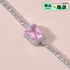 Pulsera Sencilla de Piedra Preciosa Jade con Incrustaciones de Circonita, Llena de Diamantes, Fuente de Suministro Directa, Amatista para la Suerte de Año Nuevo, Amatista Llena de Diamantes