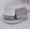 Directo de fábrica caja de hojalata hierro esmerilado cuadrado mediano 8*8*4.5cm caja de caramelos caja de regalo caja de té