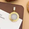 Colgante de Moda Transfronterizo con Circonita Microincrustada, Colgante de Collar Geométrico en Forma de Corazón Chapado en Cobre Dorado, Accesorio de Cadena de Clavícula Simple para Mujer