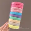 Faixa de cabelo de elástico infantil para menina, anel de cabelo elástico alto, acessórios de cabelo para meninas, não machuca o cabelo, corda de cabelo fofa, adorno de cabeça