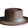 Venta Directa de Fábrica Sombrero de Fieltro de Oveja, Elegante Sombrero Pork Pie, Sombrero de Fieltro de Lana Pura de Color Sólido con Ala Ancha