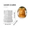 Molde de silicona para vela perfumada de Navidad, molde para adorno de resina de Papá Noel, renos, lazo y árbol de Navidad para hacer tú mismo