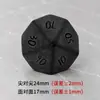 Suministro Transfronterizo Obsidiana Natural Poliedro Juego de Mesa Dungeons & Dragons Dados Dnd Z03 Set Mate