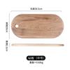 Tabla de cortar de roble blanco, tabla de cortar japonesa, tabla de cortar para hornear sushi, plato de madera para servir en restaurantes, directa de fábrica