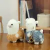 Colgante de Peluche de Alpaca Famoso en Internet, Llavero de Oveja para Bolso, Muñeco de Oveja de Peluche, Animal de Peluche Mini