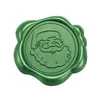 Adesivo de carimbo de cera de vedação verde pinho Série de Natal adesivo de selo para decoração de envelope convite garrafa de vinho presente