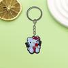Llavero creativo de la serie Hello Kitty de AliExpress. Pequeño regalo. Llavero de coche de moda.