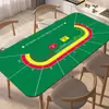 Mantel individual antideslizante de tierra de diatomeas estilo americano para sala de estar, mantel para mesa de juegos, póker y bacará, duradero, fácil de limpiar y se puede cortar a medida