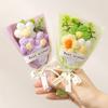 Dia do Professor Produto Finalizado: Flores de Lã Tricotadas Mini, Flores Artificiais, Pequenos Buquês para Meninas, Presentes para Professores, Lembrancinhas