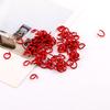 Accesorios para Joyería DIY Anillo Abierto 1.2*8mm Pintado en Spray Colorido Anillo Individual Conector de Llavero Anillo de Hierro Anillo en C