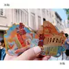 Imán para Nevera Cultural y Creativo de Chaoshan Shantou Chaozhou Isla de Nan'ao Parque Pequeño Regalo de Viaje Souvenir Chaozhou Bing Lei De Zhu
