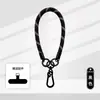 Directo de Fábrica Lanyard para Teléfono de Cuerda Trenzada Gruesa para Exteriores Llavero Lanyard Multicolor Transfronterizo Cuerda Corta Portátil Anti-pérdida