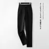 Pantalones de Mujer Tipo Cigarrillo Otoño Nuevo Versátil de Cintura Alta Pierna Recta Pantalones de Traje de Cintura Alta Adelgazantes Casuales para Mujer