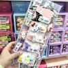 Novo Presilha de Cabelo Infantil Fofa Sanrio Kuromi Gato Kt Desenho Animado com Strass Tendência Menina Presilha Lateral Grampo de Cabelo Estudante