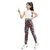 Leggings de Seda de Leche para Niñas Primavera y Verano Delgados Pantalones de Bebé Pantalones Estampados de Seda de Leche Elásticos Ajustados Transfronterizos