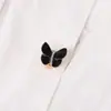 Novos botões de punho de camisa de borboleta tridimensional moda europeia e americana botões de punho de borboleta com strass botões de punho decorativos de camisa coreana