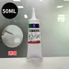 Cola para Reparo de Áudio, Cola Especial para Reparo de Alto-falantes, Cola Preta Macia para Reparo, Adesivo para Fixação de Cone de Papel