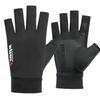Guantes de pesca finos de dos dedos con dedos completos para hombres y mujeres, guantes de conducción de alta elasticidad con protección solar.