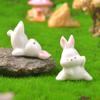 Coelho esportivo fofo transfronteiriço decoração criativa para mesa de casa pequenos acessórios micro paisagem enfeites de coelho de desenho animado