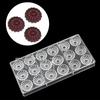 Molde de Chocolate de Plástico Duro PS Molde de Cubitos de Hielo Rosa Herramientas para Hornear Gelatina 3D Disponibles en Varios Estilos