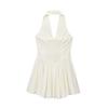 Comercio Exterior para Mujer Nuevo Estilo Europeo y Americano Moda de Verano Vestido Halter con Torcido Sin Espalda Cintura Falda Corta Línea A