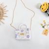 Mini Bolso Infantil para Mujer Nuevo de Moda Trendy Estilo Jelly Cadena Portátil Hombro Cruzado