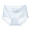 Pantaletas de Maternidad de Seda de Hielo con Forma de V de Cintura Baja, Hilo de Aire Frío para Antes y Después del Embarazo, No Aprietan, Pantaletas Triangulares con Entrepierna Extendida 9868