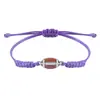 Pulseiras Populares Artesanais Tecidas de Liga Metálica Transfronteiriças para Baseball, Futebol, Basquete e Vôlei, Direto da Fábrica de Origem, em Estoque