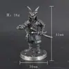 Esqueleto Metálico Creativo Dominio Muerto Calavera Soldado Fantasma Soldado Modelo Juguete Regalo Adornos de Juego de Escritorio para Hombres
