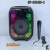 Alto-falante Bluetooth Sem Fio de 6,5 polegadas Transfronteiriço Áudio Karaoke Microfone para Dança Quadrada Portátil ao Ar Livre Áudio
