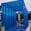 Camión volquete estación de lavado de coches cerrada completamente automática equipo de lavado de vehículos de transporte de obra máquina de lavado de vehículos grandes