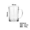 Directo de Fábrica Vasos Transparentes de Vidrio Comerciales, Vasos para Cerveza, Vasos para Té, Vasos para Jugos al por Mayor con Impresión de Logo