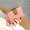 Nueva Cartera para Mujer Corta Estampada Portatarjetas Verano 2024 Cartera Botón Cremallera Monedero al por Mayor