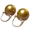 Brincos de Pérola para Bule de Chá Agulha de Prata S925 Estilo Igual ao de Dong Qing Atualizados Cor Total Contas Tiffany Contas Brancas Australianas Contas de Concha Fornecimento Atacadista
