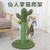 Suministros para Juguetes de Mascotas Autoentretenimiento Tablero Rascador para Gatos, Cactus Verde que No Suelta Pelo Juguete para Provocar Gatos, Estructura para Trepar Gatos