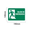 Etiquetas de aviso de segurança: Proibido Fumar nas Oficinas da Fábrica, Risco de Alta Tensão, Ponto de Reunião de Emergência, Placas de Segurança Contra Incêndio Industrial