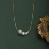 Collar de perlas nuevo 2023 para mujer, ligero, de lujo, elegante, sencillo, dulce, con cadena de clavícula, diseño de nicho, venta al por mayor