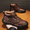 Botas Martin para Hombre Otoño e Invierno Noreste Nieve Resistente al Frío Zapatos de Algodón talla extra con forro polar Cálidos para Exteriores Deportes Casuales