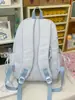 Mochila Cielo Estrellado con Purpurina Azul Hielo Estilo Universitario Coreano Bolso Escolar Soñador para Estudiantes para Clases y Viajes