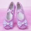 Zapatos de Baile para Niños Estilo Coreano Temperamento Suela Suave Práctica Cuerpo Garra de Gato Zapatos Escenario Performance Niñas Bailando 8150