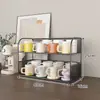 Estante de almacenamiento de escritorio para oficina, organizador multicapa para escritorios, esencial para estaciones de trabajo, estante para clasificar y organizar archivos de escritorio
