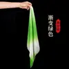 Viento de danza lluvia crujiente recuerdo examen grado bufanda de seda degradado danza clásica bufanda de seda de gasa pañuelo cuadrado de danza yangko de Jiaozhou
