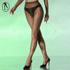 Medias de impresión digital con estampado de leopardo, medias sexys de leopardo nuevas transfronterizas con impresión 3D, calcetines ultrafinos de seda hilada con núcleo