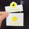 Clip de flor estilo ins 8x6cm para encabezado, cabeza de flor pequeña, tarjeta plegable, cabeza de joyería, cuerda para empaque, accesorios para el cabello DIY