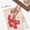 Llavero de Gato Esponjoso de Cuero PU Colgante Lindo 3D para Bolsa Lanyard Muñeca Decoración Accesorio Goma Suave de PVC